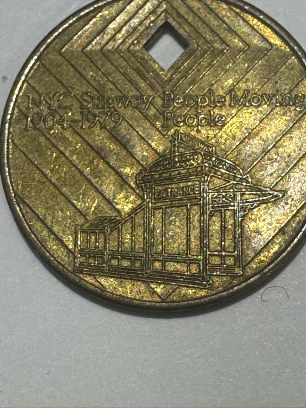 Vintage 1904-1979 NYC New York City Subway Diamond Jubilee Transit Token